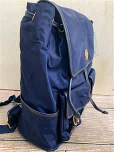 TORY BURCH LADIES ROYAL NAVY PIPER NYLON FLAP BACKPACK Acceptable